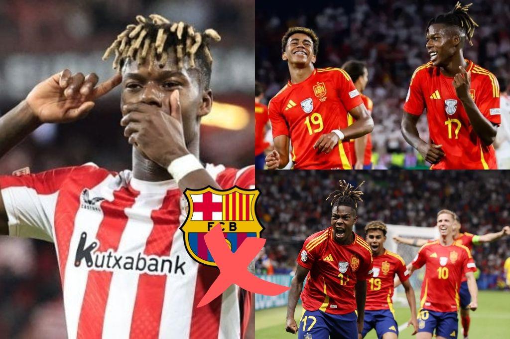 Nico Williams traicionaría al Barcelona y el mensaje que no le gustó a Lamine Yamal: Me voy al...