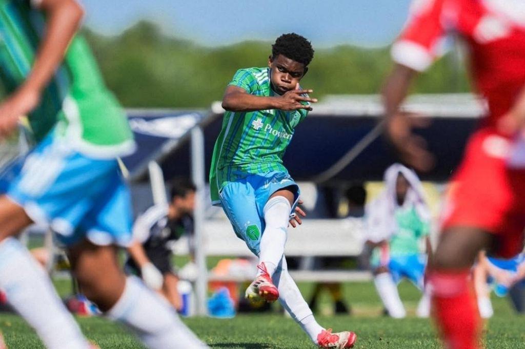 Hondureño Christopher Bátiz deslumbra en la Copa Adidas con la Sub-15 de Seattle Sounders