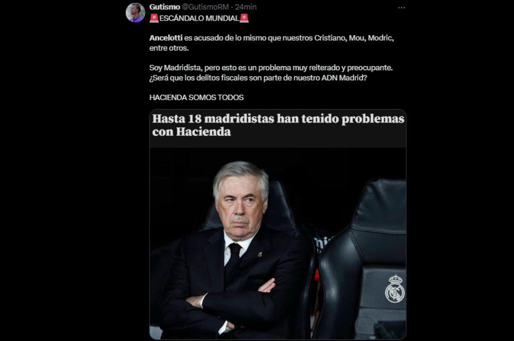 “Escándalo mundial”, “está tranquilo”: así reacciona la prensa internacional sobre el caso de Carlo Ancelotti