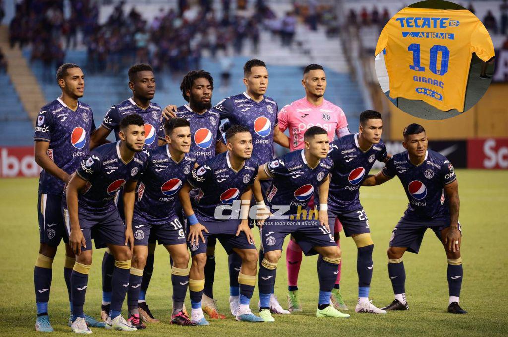¿Quién fue el futbolista de Motagua que se quedó con la camisa de Gignac tras perder el duelo de ida ante Tigres?