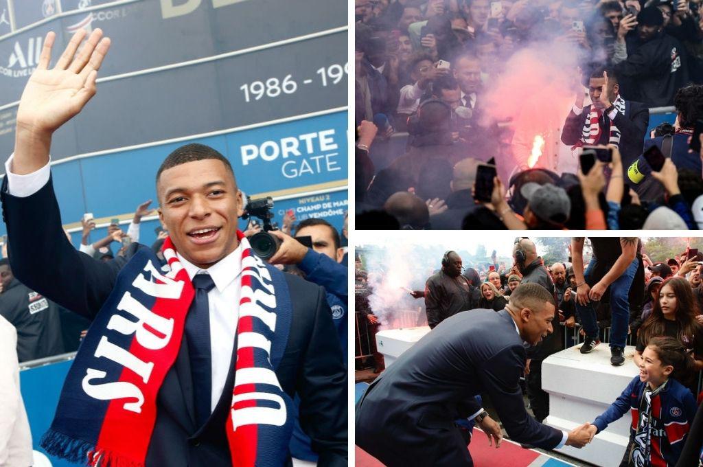 Locura total en el Parque de los Príncipes, la felicidad de Mbappé por su renovación e insultos al Real Madrid