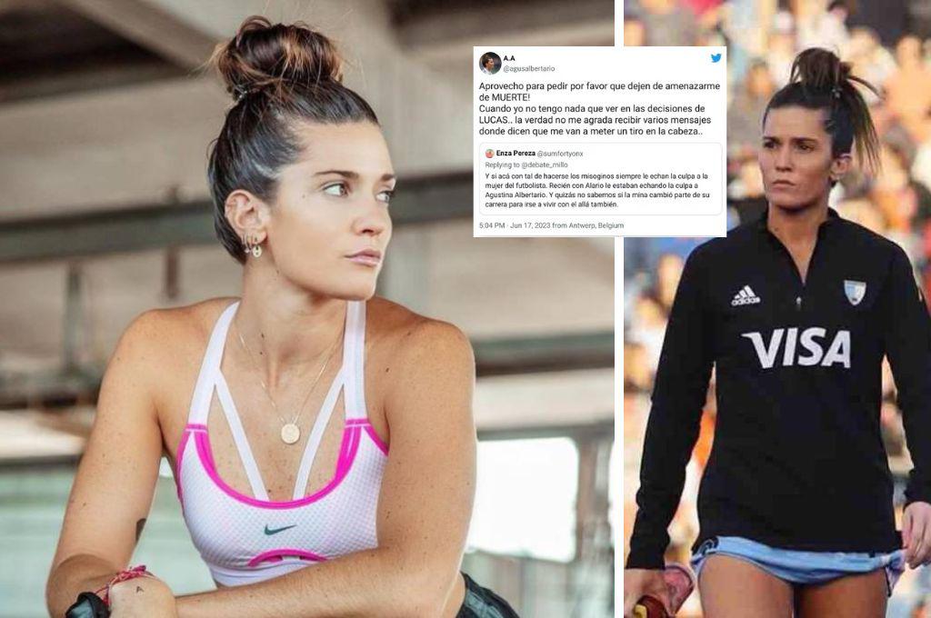 Esposa de futbolista argentino recibe amenaza de muerte por insólito motivo: “No es grato leer que te van a meter un tiro en la cabeza”