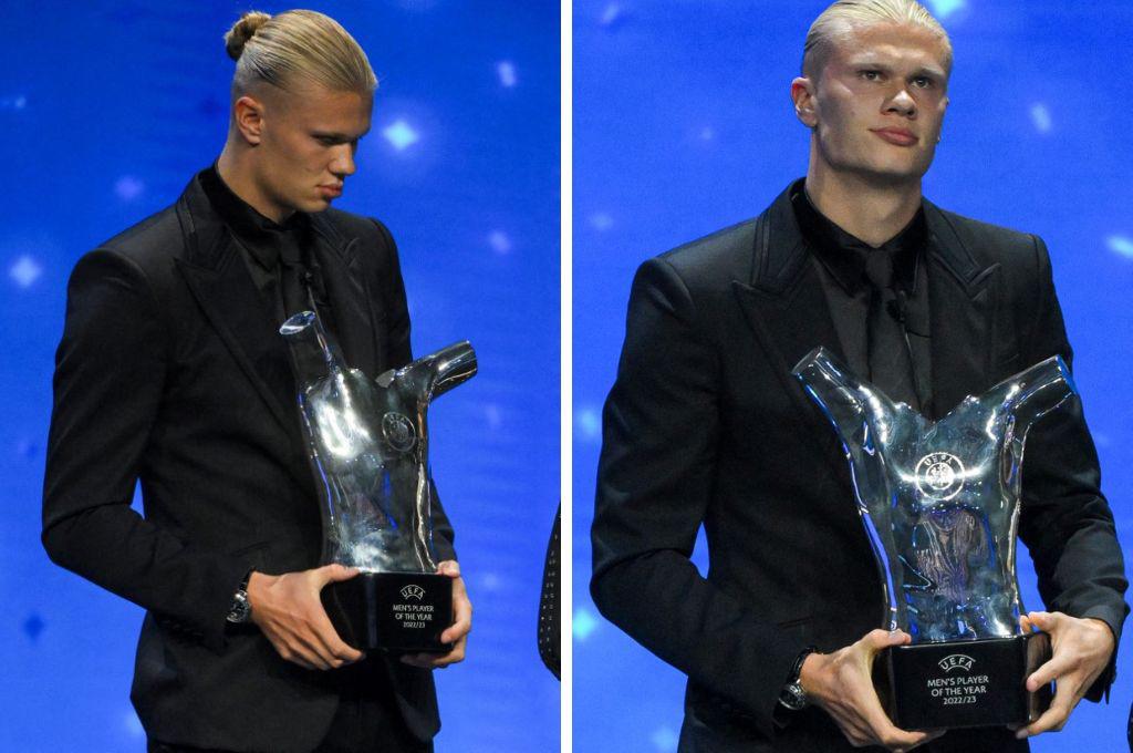 Haaland supera a Lionel Messi: Se convirtió en el mejor jugador del año en la UEFA y promete más