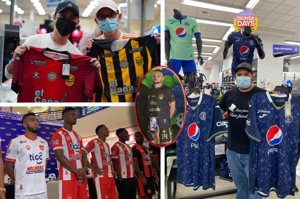 ¡Potros y Real España deslumbran! Las nuevas camisas en la Liga Nacional para el Apertura 2022