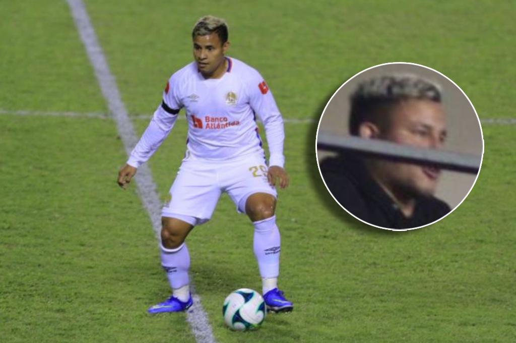 Germán ‘Patón’ Mejía se olvida del Olimpia y es captado en partido del Motagua