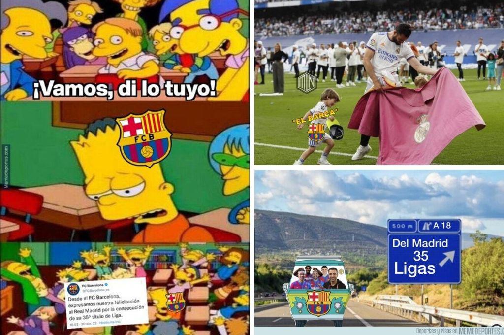 Los otros memes del título de Liga del Real Madrid donde hacen pedazos al Barcelona de Xavi
