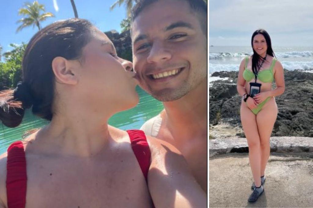 La luna de miel de Carlos Pineda, jugador del Olimpia, y su esposa Daniela Hernández en México