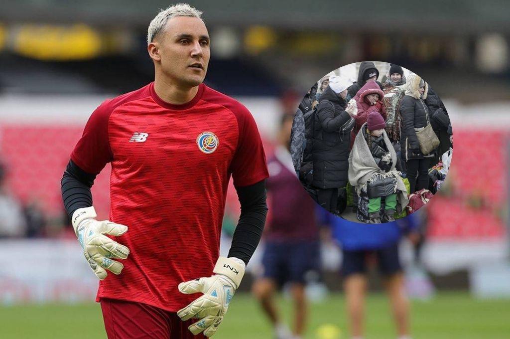 Keylor Navas y su gran gesto con 30 ucranianos que huyeron de la invasión de Rusia; los acogió en su casa
