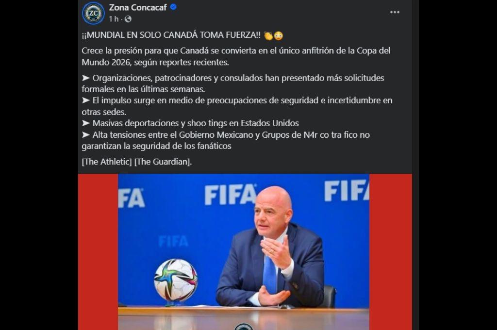 ¡Bombazo en el Mundial 2026! Piden a la FIFA cambiar de sedes y este sería el país anfitrión: Está creciendo rápidamente...