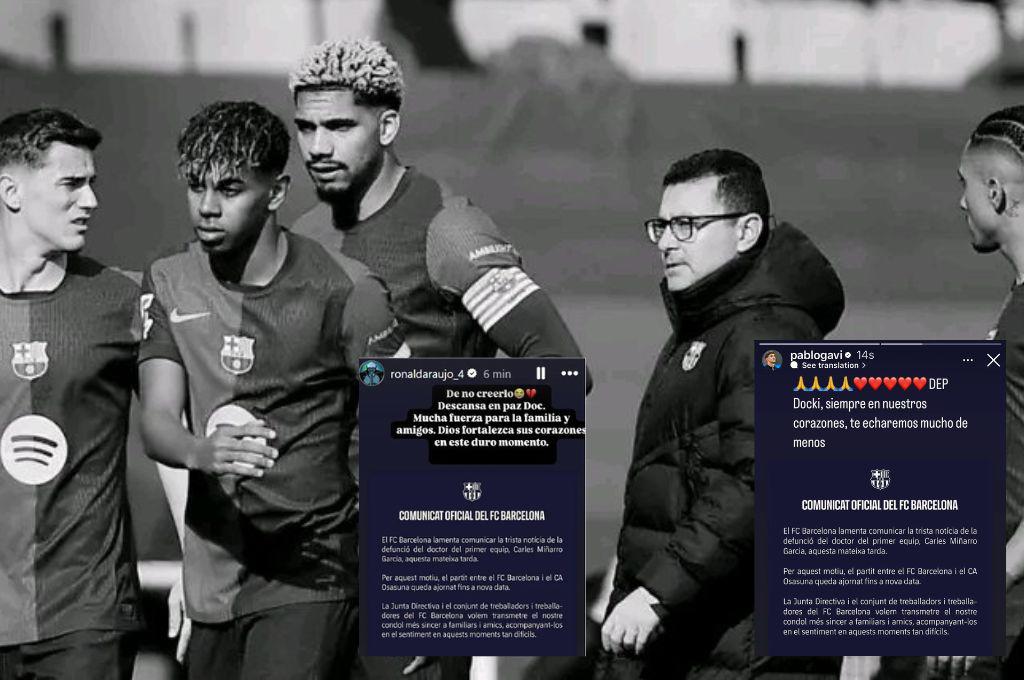 Jugadores del Barcelona, destrozados por la muerte del doctor Carles Miñarro: “aún no me lo creo”