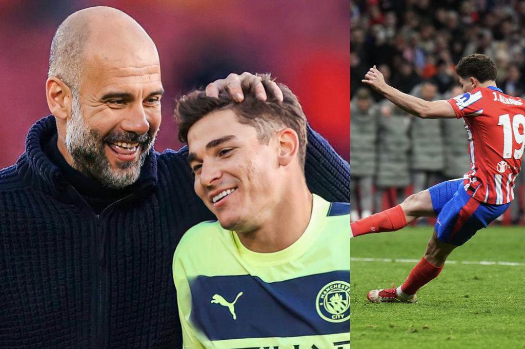 La crítica de Guardiola sobre el penal anulado a Julián Álvarez: “¿Te puedes imaginar estar fuera de la Champions por eso?