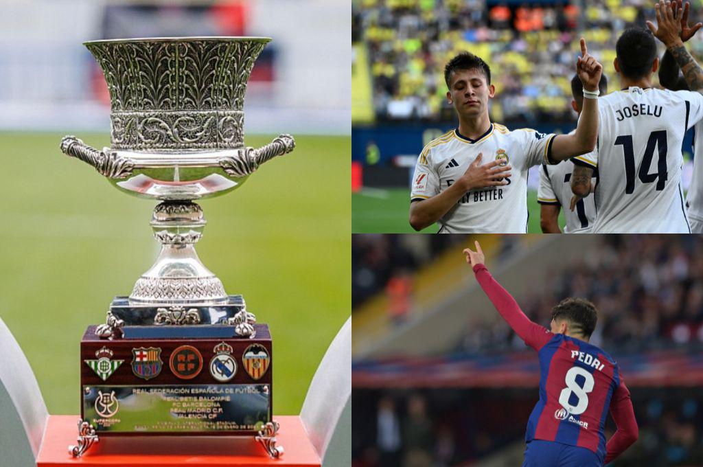 Supercopa de España 2025: Las llaves de las semifinales, los equipos clasificados y las fechas en que se jugará