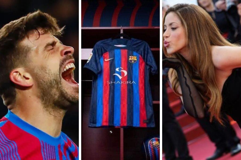 ¿Karma? Gerard Piqué podría lucir el logo de Shakira en la camiseta del Barcelona