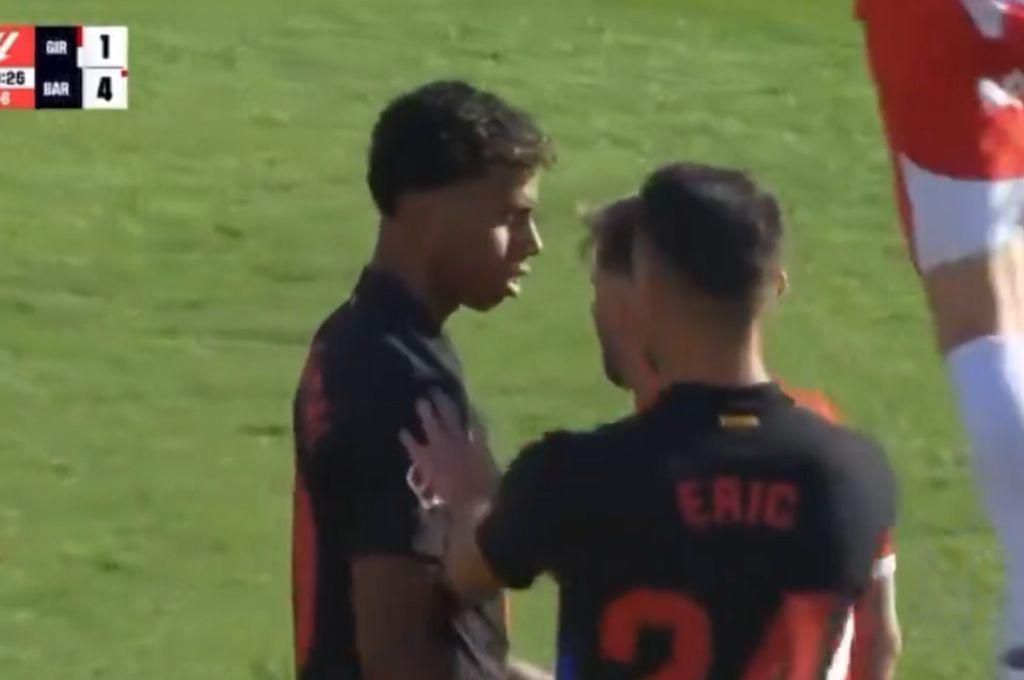 ¿Por qué el VAR anuló el penal por mano de Iñigo?, la bronca de Yamal con jugador del Girona y la polémica expulsión de Ferrán