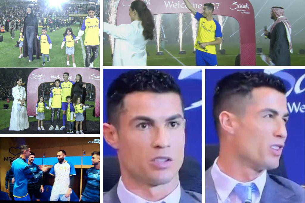 El tremendo error de Cristiano Ronaldo en su histórica presentación con el Al Nassr y la sencillez de Georgina Rodríguez