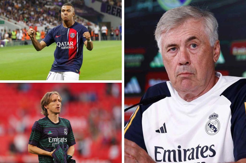 ¡Portazo final! La rotunda respuesta de Ancelotti sobre el fichaje de Mbappé, la salida de Modric y Kepa titular
