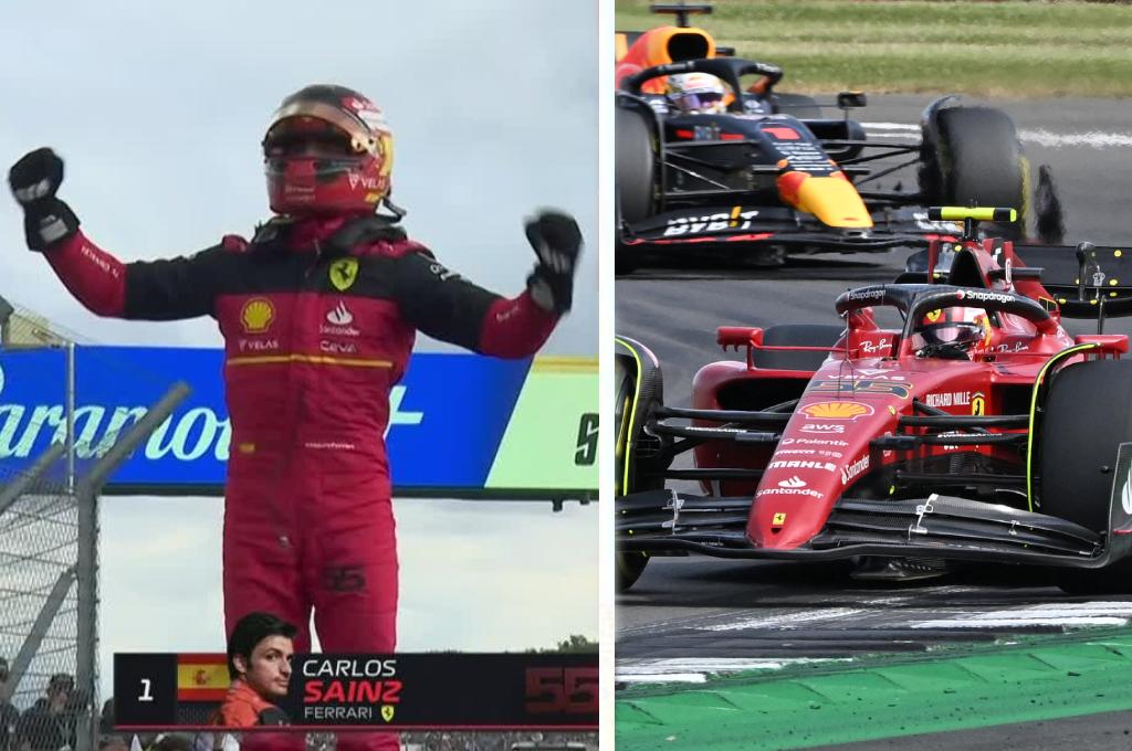 ¡Histórico! El español Carlos Sainz conquista su primer Gran Premio de Fórmula 1 en Silverstone; Checo es segundo