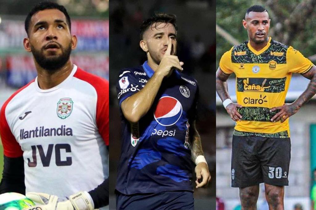 César Samudio, Agustín Auzmendi y Carlos Small, los extranjeros referentes de la Liga Nacional de Honduras.