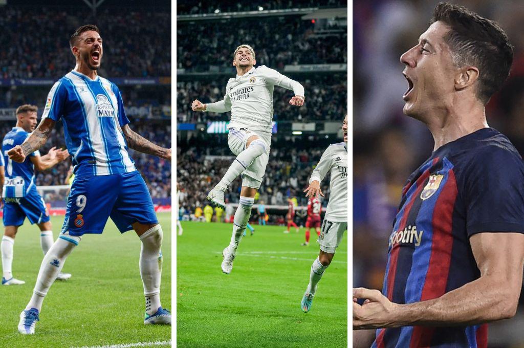 La tabla de goleadores de la Liga de España: Lewandowski tiene más goles que siete equipos de Primera; Valverde se mete a la pelea