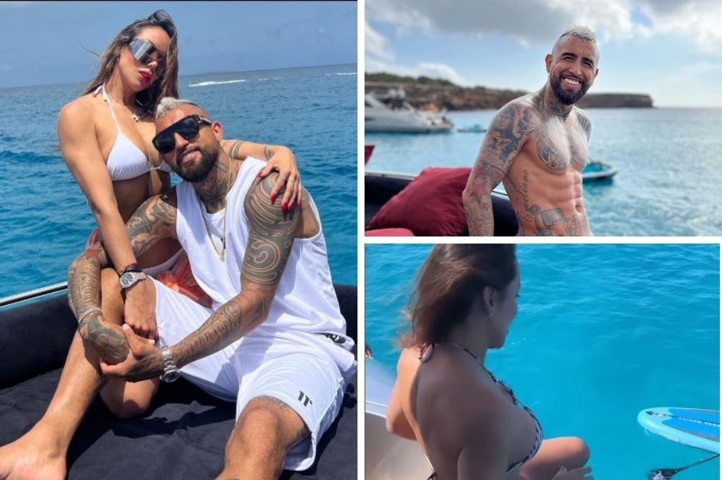 Sonia Isaza, la infartante novia de Arturo Vidal, deslumbra en sus vacaciones en un yate de lujo en España