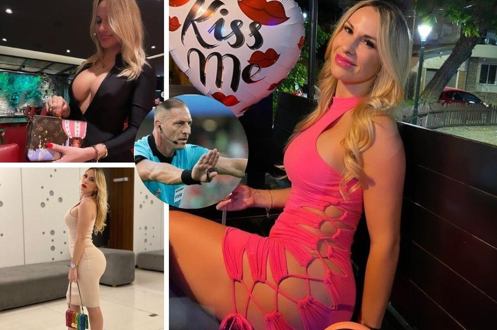 Así la espectacular Romina Ortega, la esposa del árbitro Pitana que ahora vende contenido para adultos
