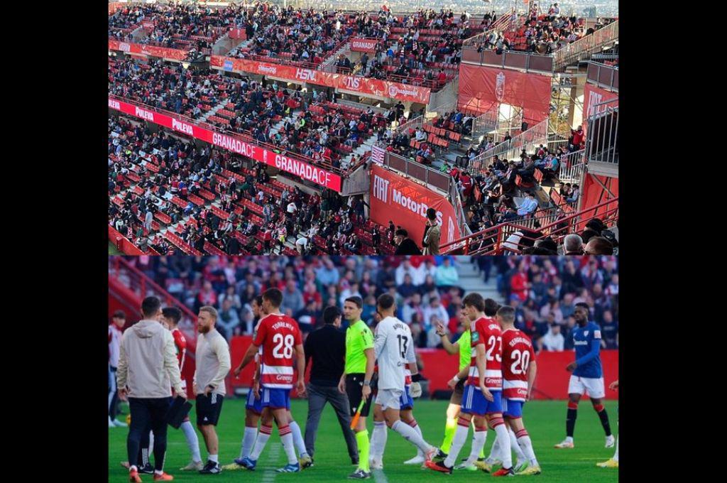 Granada-Bilbao se suspende por la muerte de un aficionado: falleció de un paro cardíaco y luchaba contra el cáncer (Fotos)