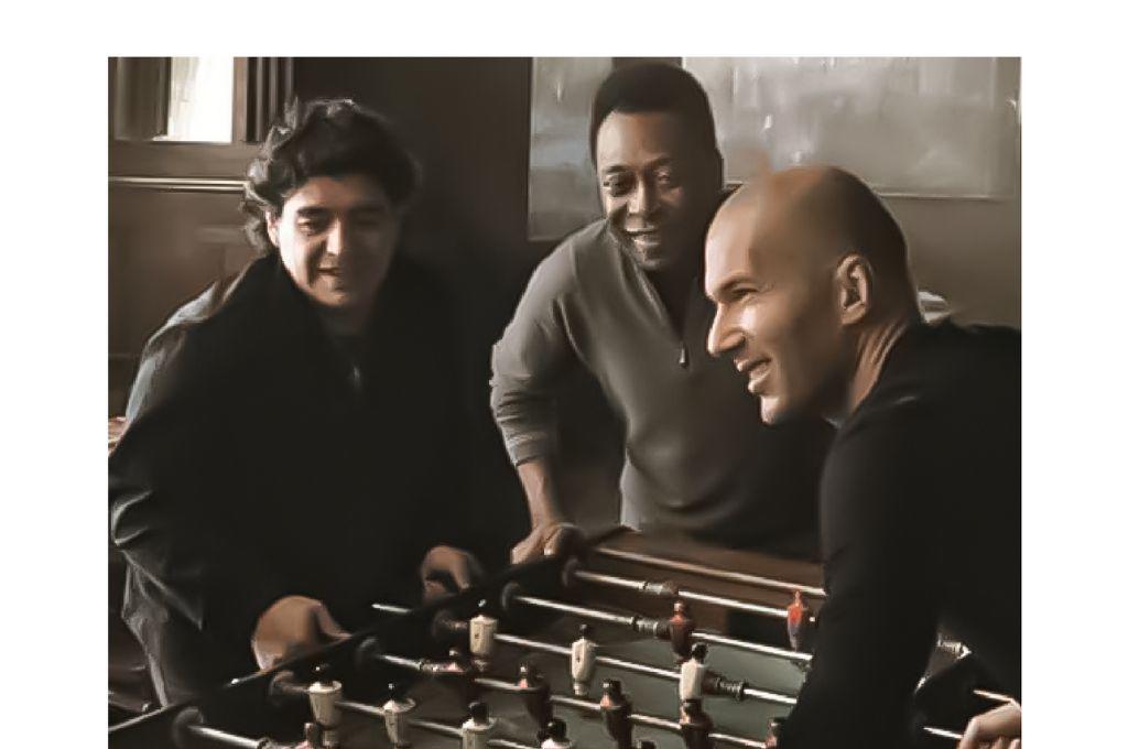 ¡Imágenes para la historia! Grandes jugadores y leyendas del fútbol mundial al lado del brasileño Pelé