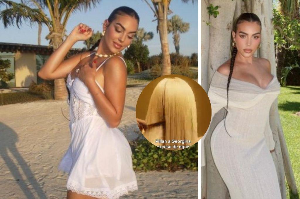 Luce irreconocible: El impactante cambio de “look” de Georgina Rodríguez; ahora es una rubia de oro