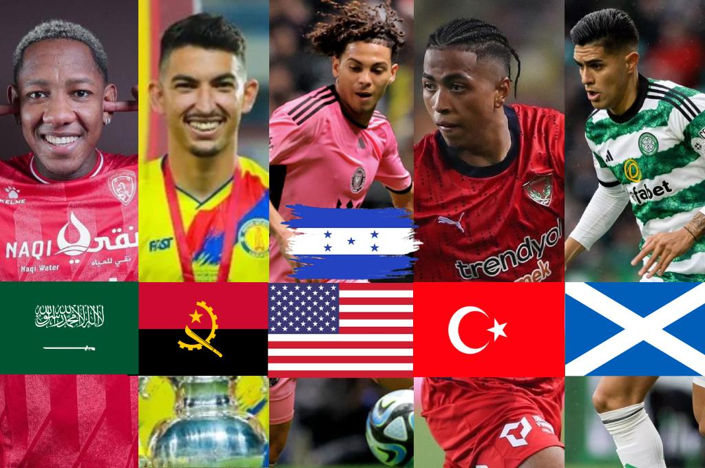 La legión de Honduras se expande en 16 países y cuatro continentes: jugadores catrachos alrededor del mundo