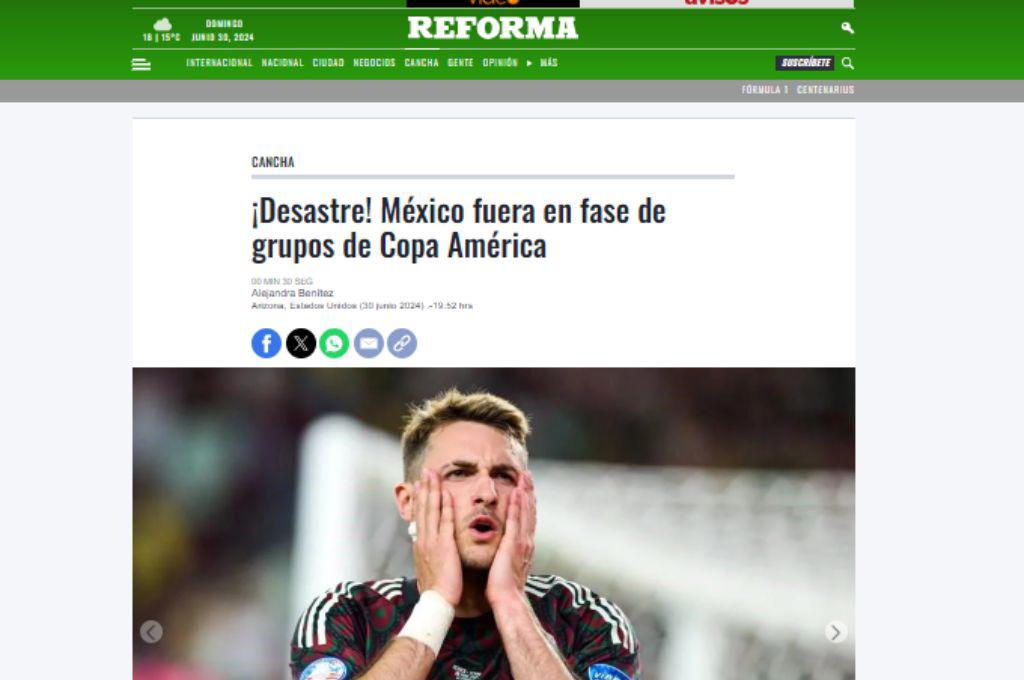 ”Fracaso monumental”: David Faitelson y Prensa mexicana no perdonan al tri tras quedar fuera de la Copa América