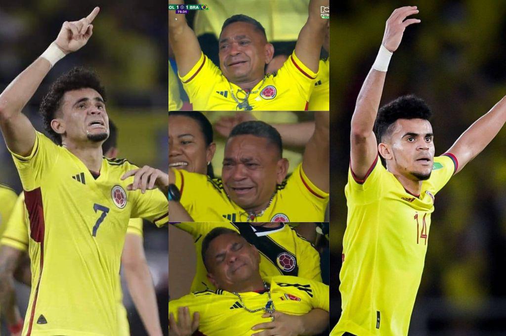 ¡La vida da revancha! Emotiva celebración del papá de Luis Diaz tras su doblete ante Brasil