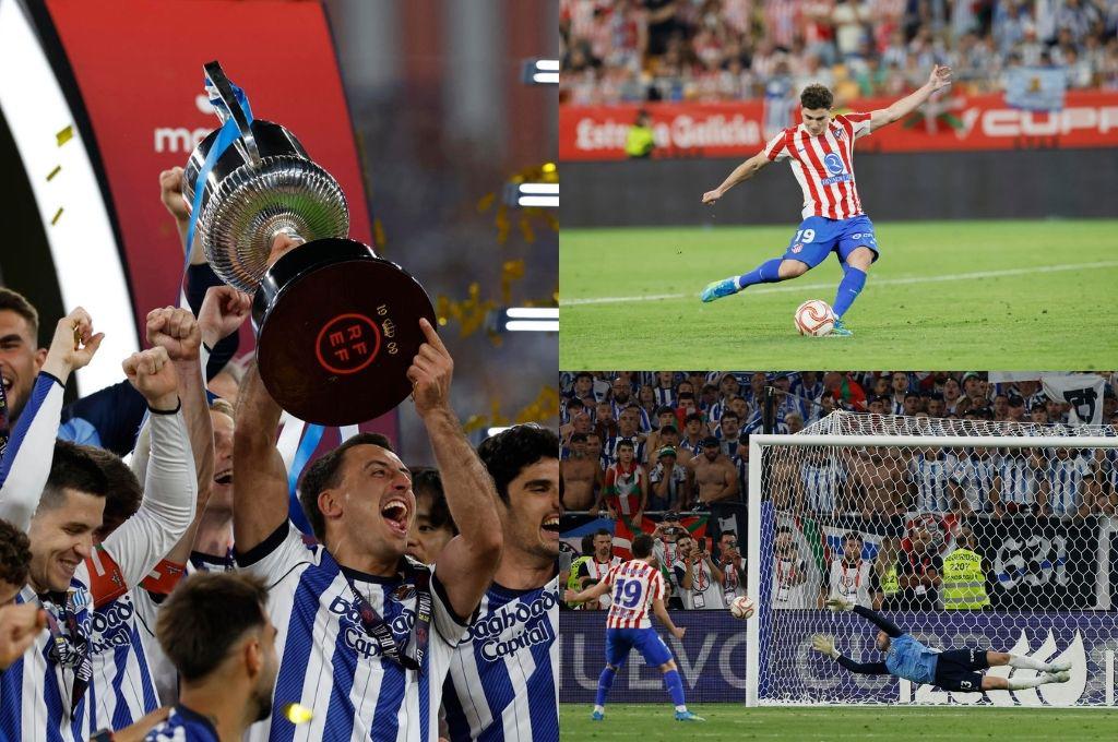 Marrero hace fracasar al Cholo Simeone: Real Sociedad se corona campeón de la Copa del Rey tras el penal fallado de Julián