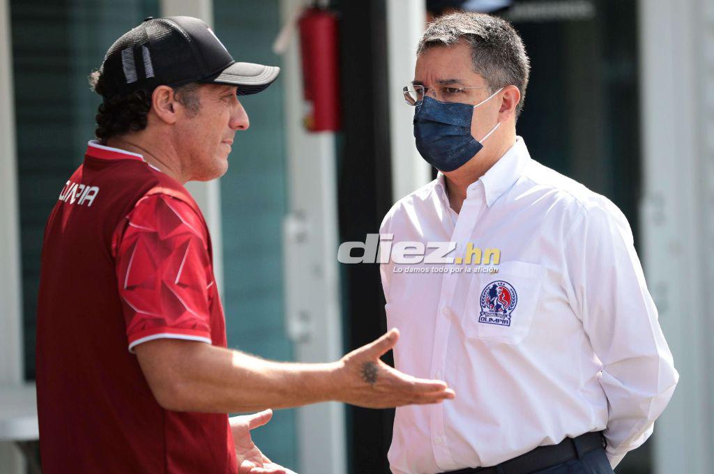 Rafa Villeda explica los resultados negativos del Olimpia, habla del liderato y sobre el Alajuelense