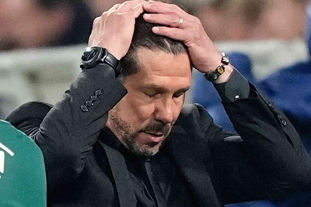Cholo Simeone recibe impensado golpe que descontrola al Atlético para la Champions contra Arsenal