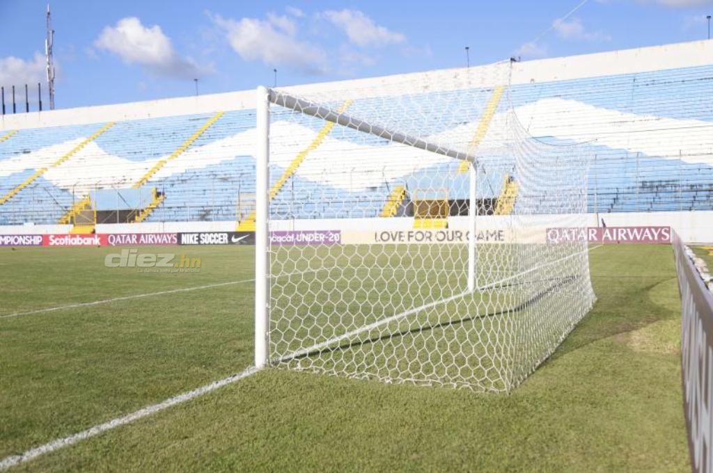 ¿Sigue dañado o en óptimas condiciones? Así luce el césped del estadio Morazán previo a los cuartos del Premundial Sub-20