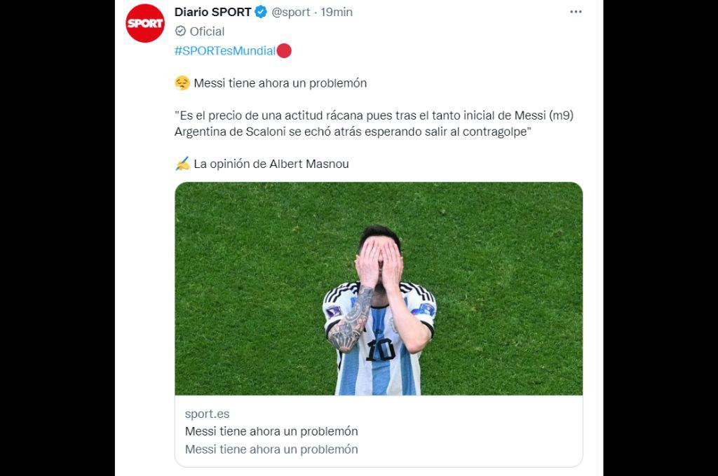 “Ni D10s ayuda al que madruga”: Así reaccionó la prensa tras la derrota de Argentina ante Arabia Saudita en Qatar 2022