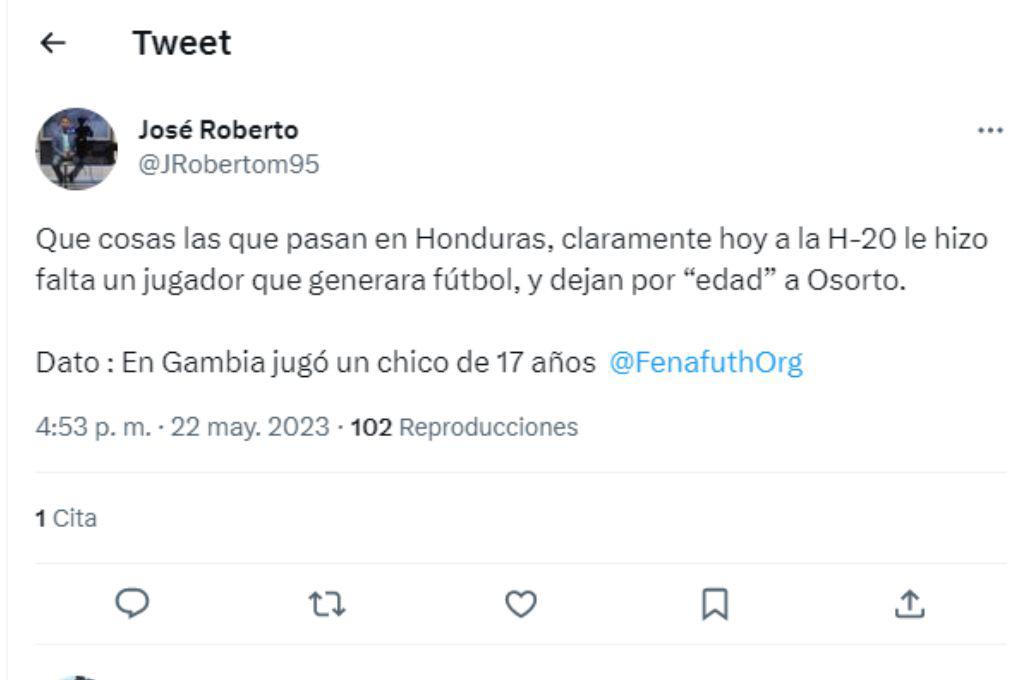 Prensa hondureña reacciona molesta tras la derrota de la Selección Sub-20 de Honduras ante Gambia en Argentina