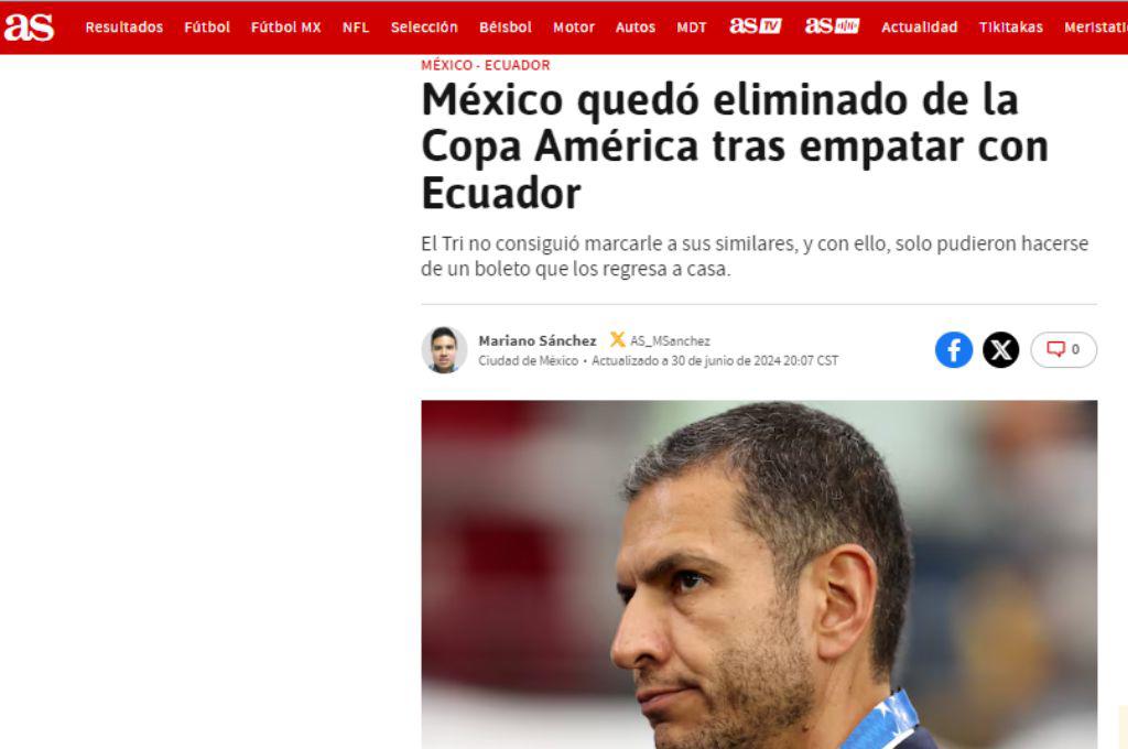 ”Fracaso monumental”: David Faitelson y Prensa mexicana no perdonan al tri tras quedar fuera de la Copa América