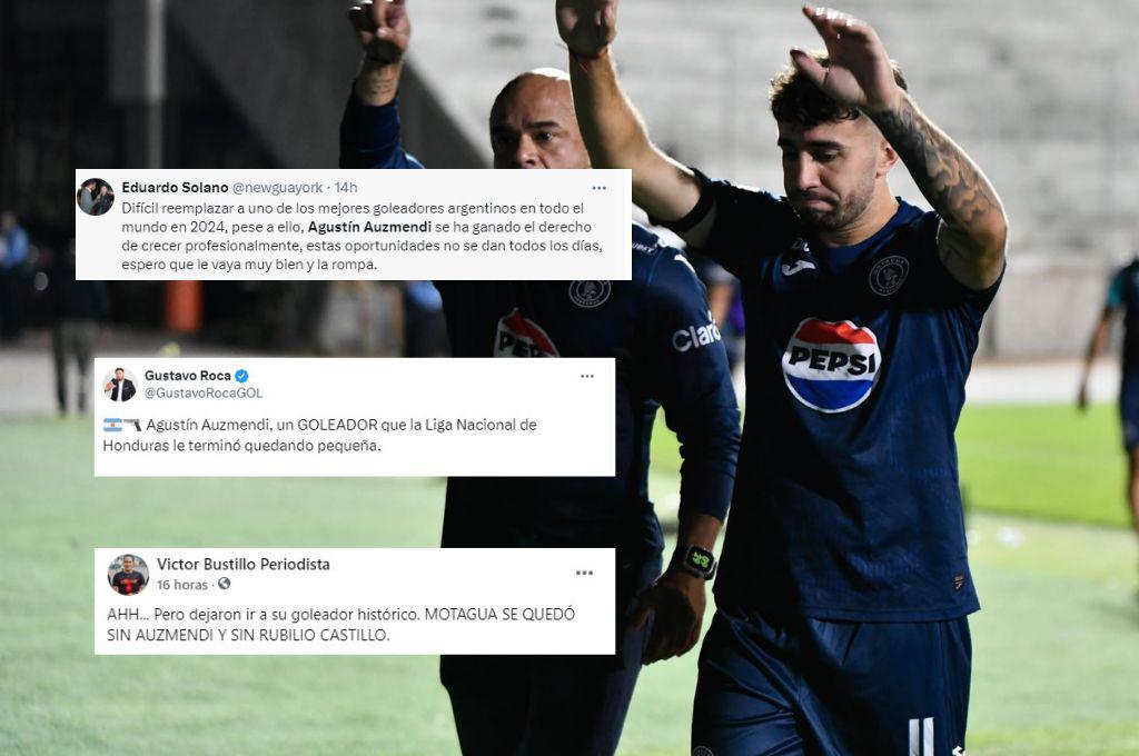 Lo que dicen los periodistas hondureños sobre la salida de Agustín Auzmendi y en Argentina ya hablan de él