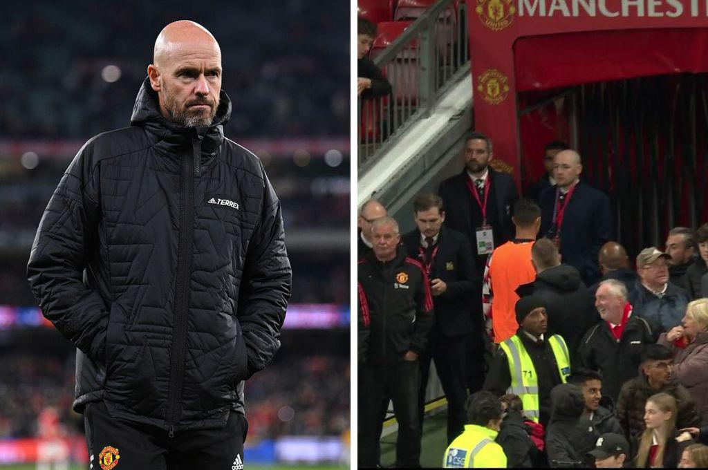 Erik Ten Hag no está nada contento con la actitud de Cristiano Ronaldo: “Me ocuparé mañana del asunto”