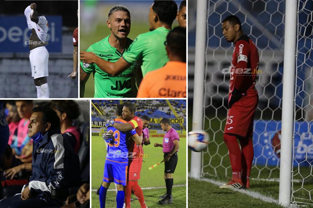 Abrazos, protesta y furia en Marathón: Las imperdibles fotos que deja la jornada 8 de Liga en Honduras