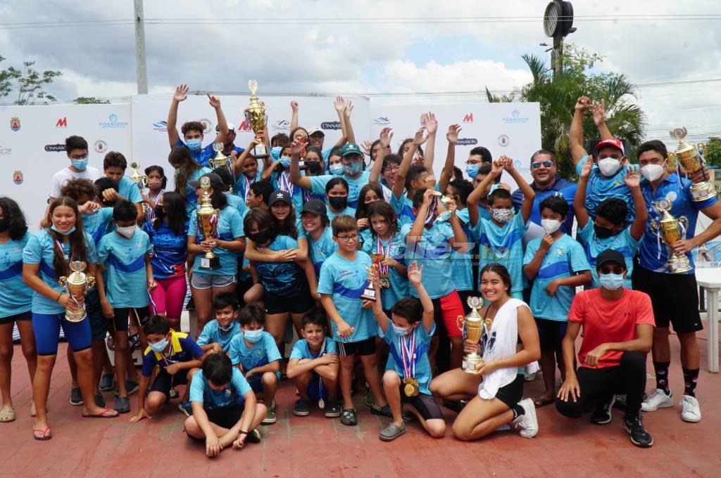 Delfines Sampedranos arrasó en el VI Torneo de Natación Internacional de San Pedro Sula: ganadores y resultados