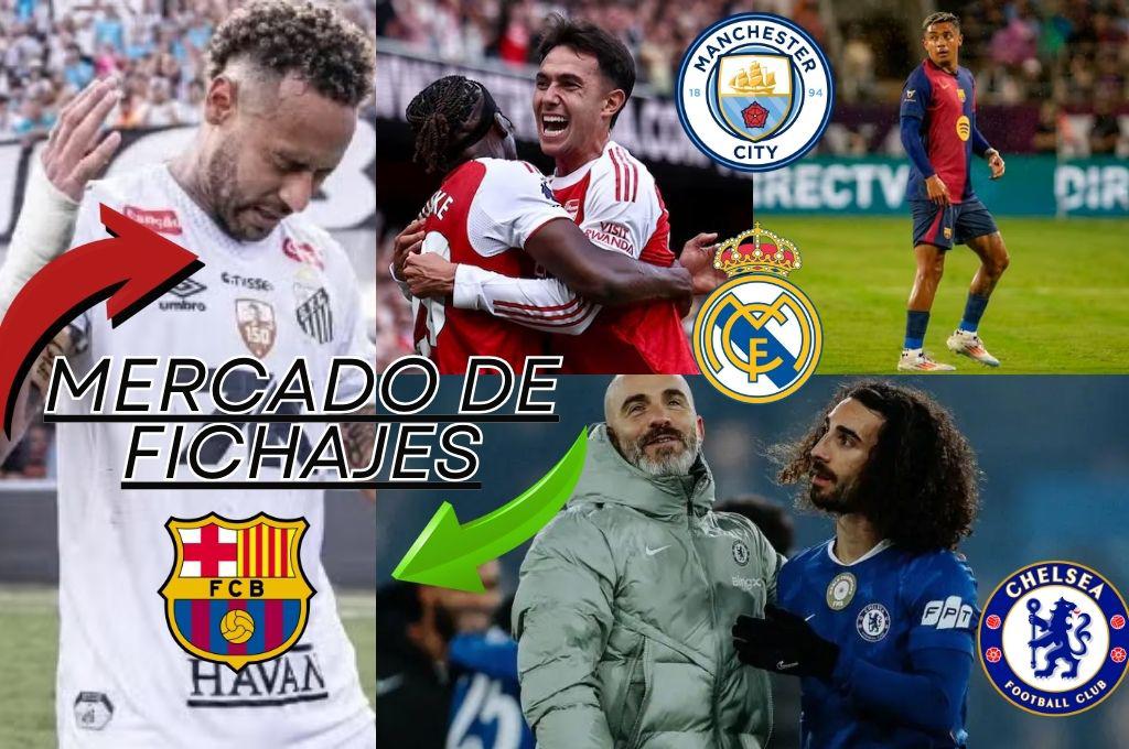 Barcelona cierra su primer fichaje del año, Neymar sacude el mercado y Chelsea causa terremoto con la salida de Maresca