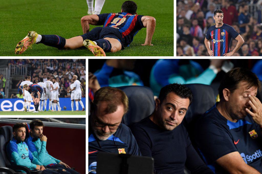 ¡Duro momento! La tristeza de Xavi y compañía tras ser eliminados de la UEFA Champions League y saber que jugará Europa League