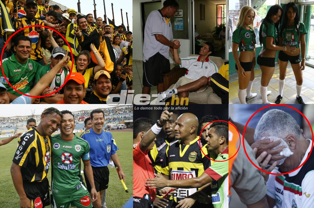 Históricas fotos del clásico sampedrano Real España - Marathón: un DT golpeado, leyendas y nostalgia