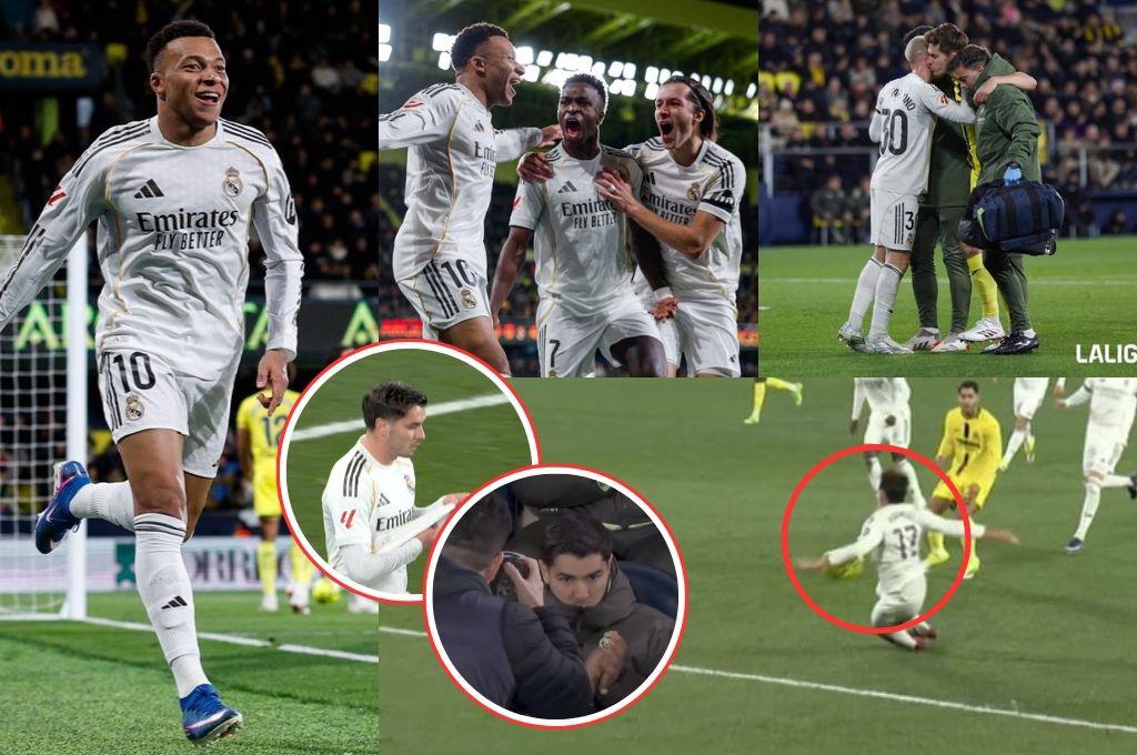 El VAR no intervino en una mano a favor del Villarreal, jugador del Madrid besó a un rival y Mbappé se 'burla' de Brahim