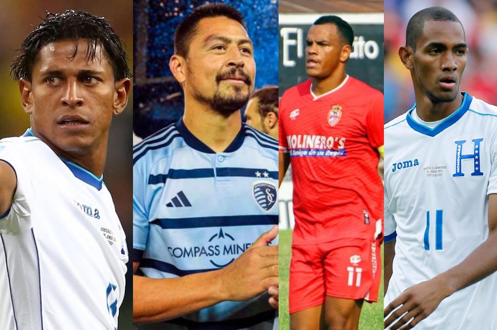 Los mundialistas hondureños que siguen activos en el fútbol: dos sin equipo y el histórico que resiste el retiro