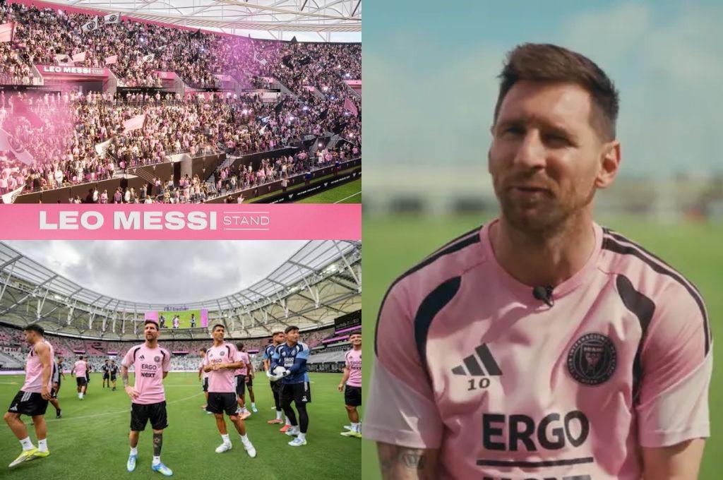 Messi se queda impresionado y palpita el estreno del nuevo estadio de Inter Miami: Es una locura