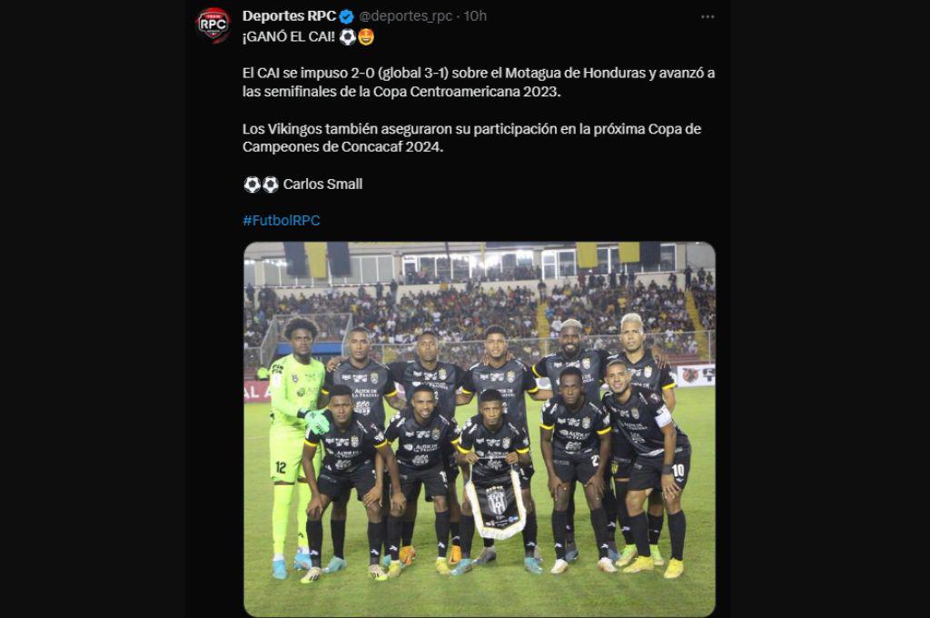 “Hijos en clubes y en selección, ¿Qué país son?”, la casa se respeta”: así reacciona la prensa panameña tras el triunfo del CAI ante Motagua
