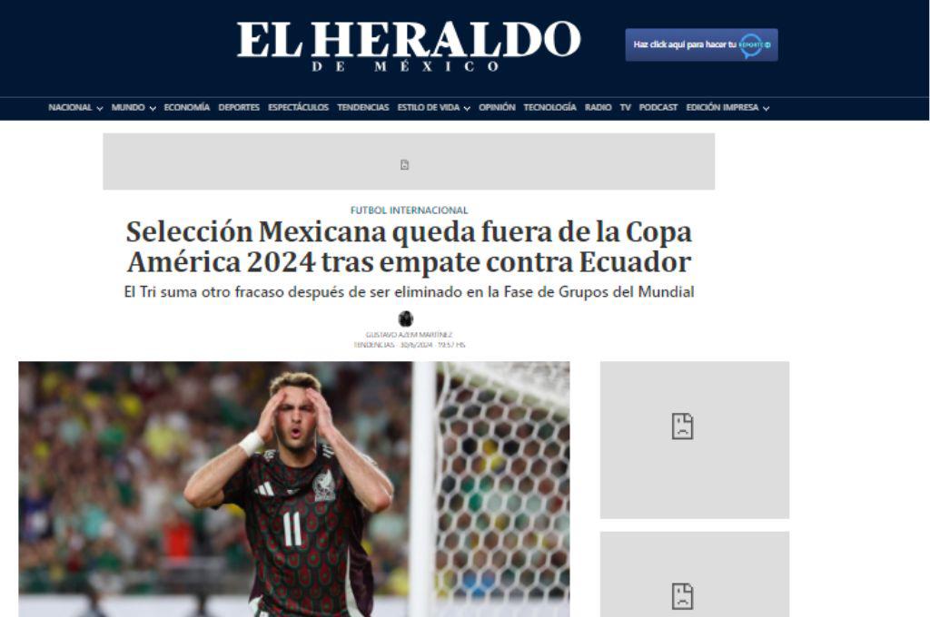 ”Fracaso monumental”: David Faitelson y Prensa mexicana no perdonan al tri tras quedar fuera de la Copa América